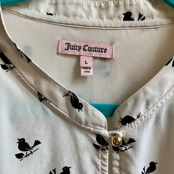 Juicy Couture Silk Bird Blouse - Picture 2 of 8